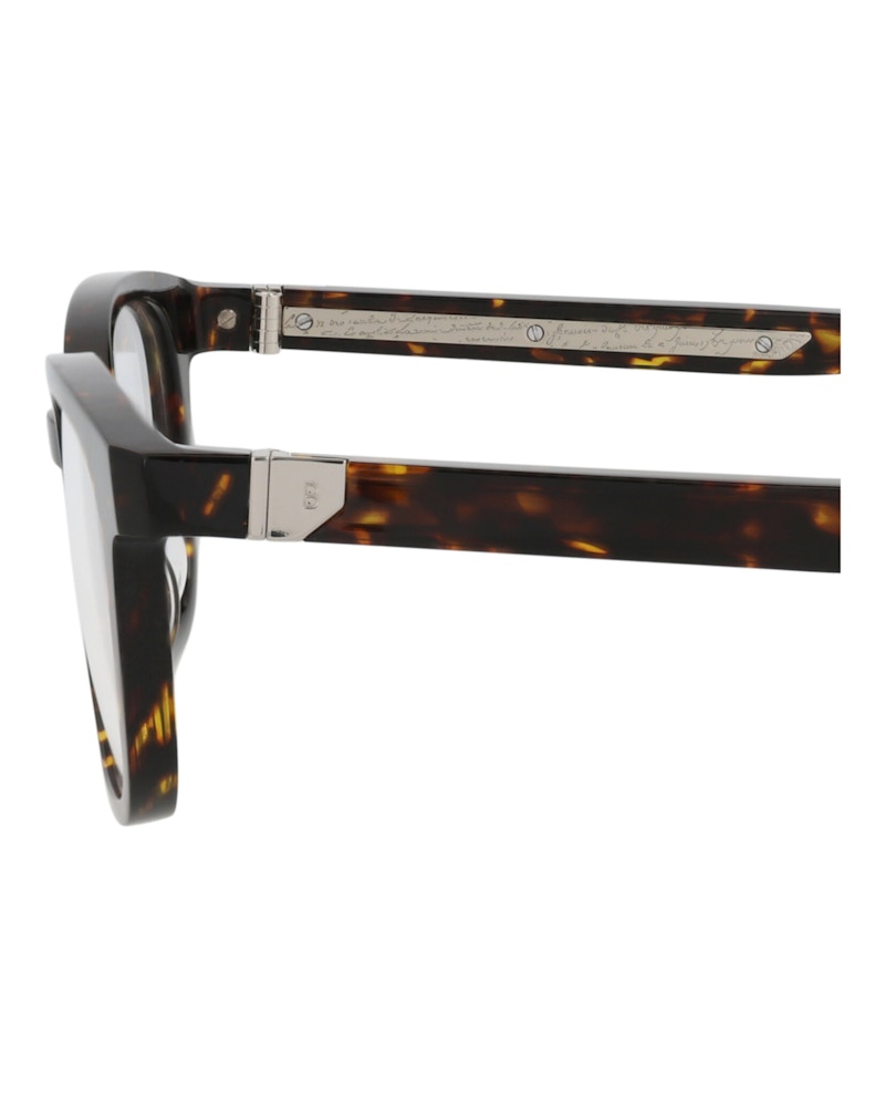 Berluti Square-Frame Acetate Optical Frames Havana Havana Transparent (BL50003I-50-052)