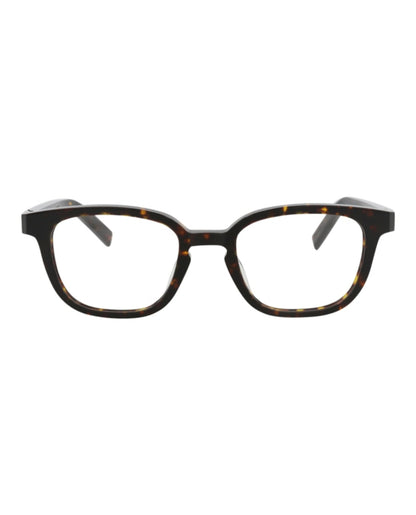 Berluti Square-Frame Acetate Optical Frames Havana Havana Transparent (BL50003I-50-052)