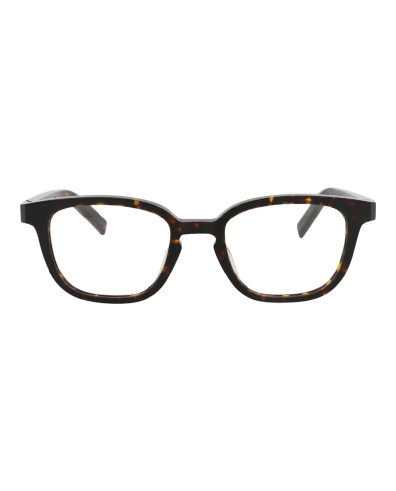 Berluti Square-Frame Acetate Optical Frames Havana Havana Transparent (BL50003I-50-052)