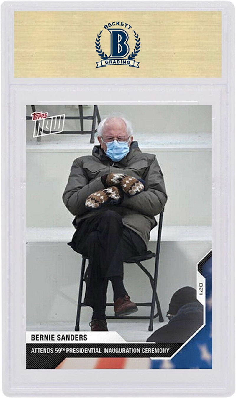 Bernie Sanders 2021 Topps Now #21 (PSA or BGS Graded)
