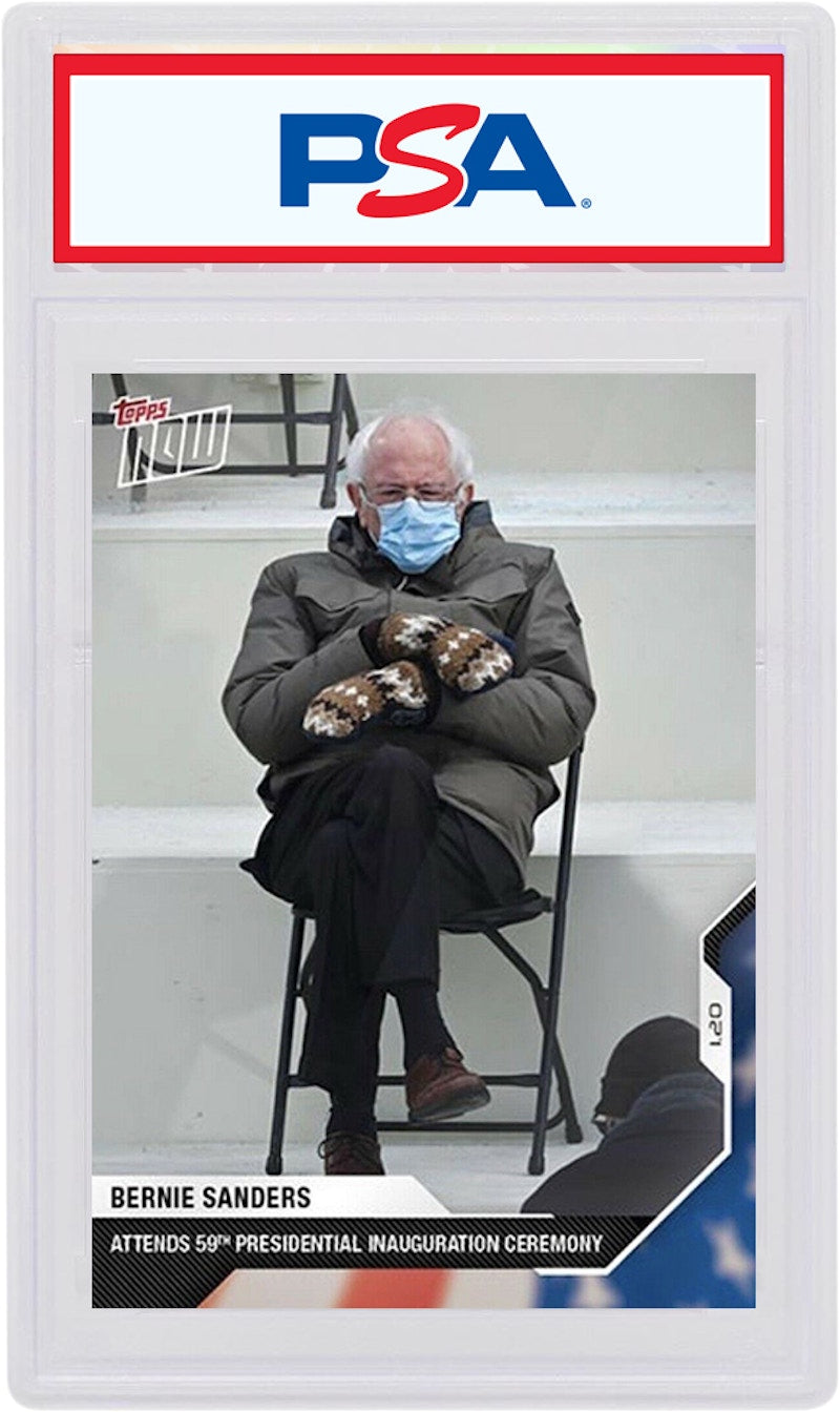 Bernie Sanders 2021 Topps Now #21 (PSA or BGS Graded)