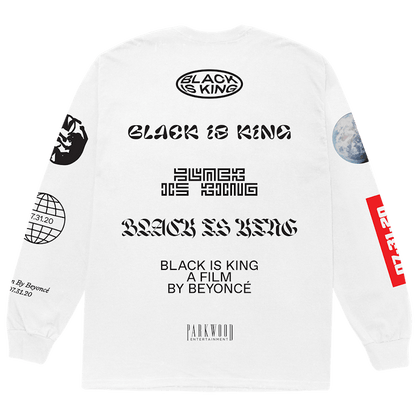 Beyonce BIK Photo Longsleeve Tee White