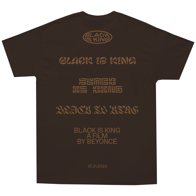 Beyonce Brown Skin Girl Tee Dark Brown
