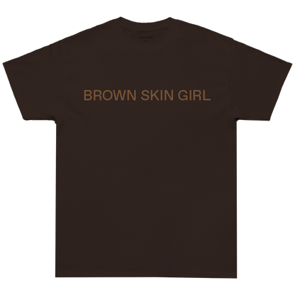Beyonce Brown Skin Girl Tee Dark Brown