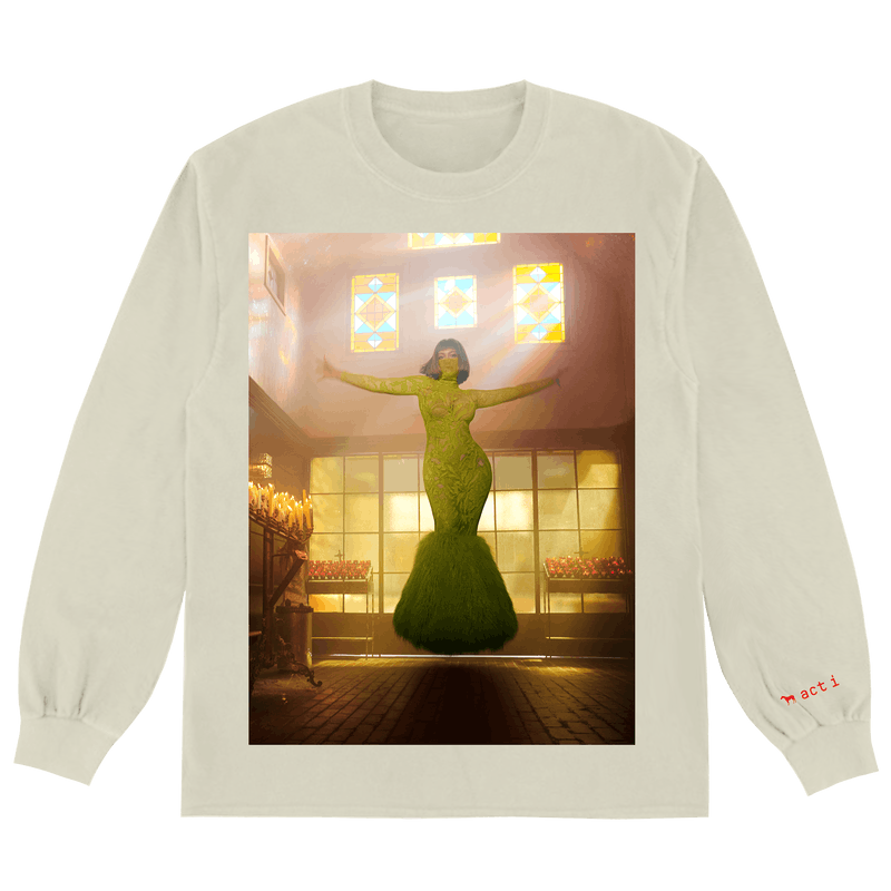 Beyonce Church Girl Longsleeve T-shirt Natural