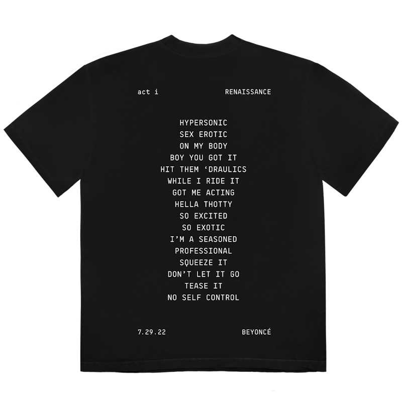 Beyonce Cuff It T-shirt Black