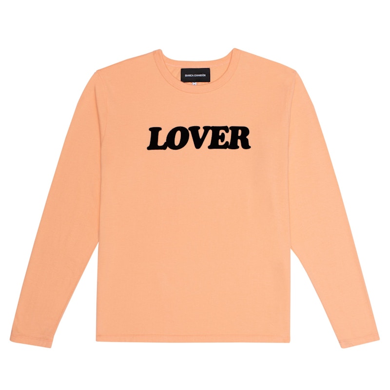 Bianca Chandon Lover Longsleeve T-shirt Peach/Black