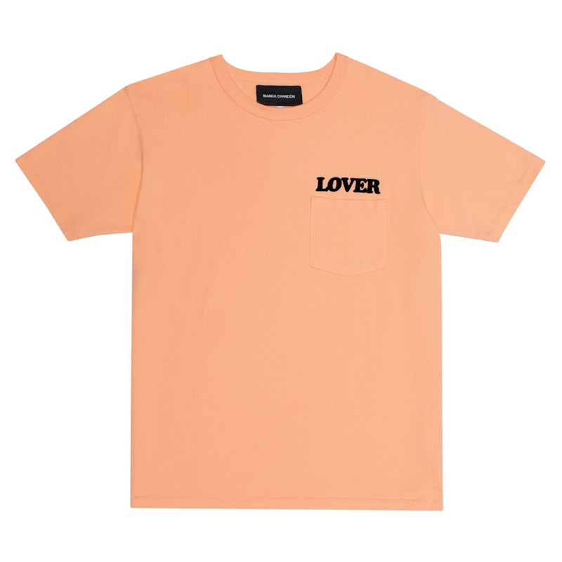 Bianca Chandon Lover Pocket T-shirt Peach/Black
