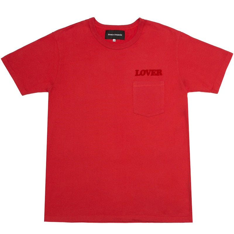 Bianca Chandon Lover Pocket Tee Red