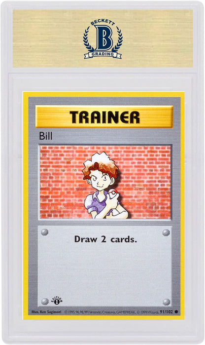 Bill 1999 Pokemon TCG Base Set 1st Edition #91/102 (PSA or BGS Graded)