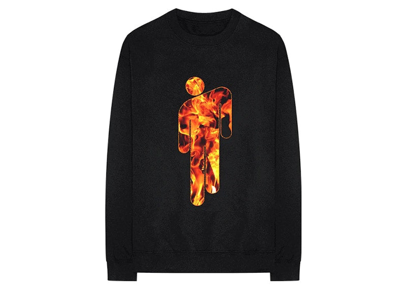 Billie Eilish Blohsh Flame L/S T-shirt Black