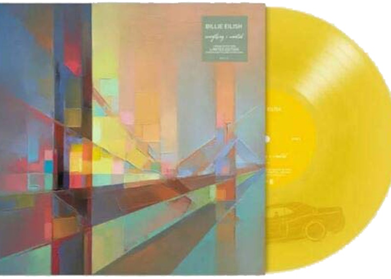 Billie Eilish Everything I Wanted Limited Edition LP Vinyl Translucent Yellow