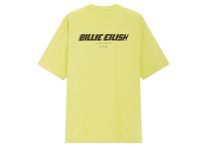 Billie Eilish Flower Skulls Logo T-Shirt (Asia Mens Sizing) Green