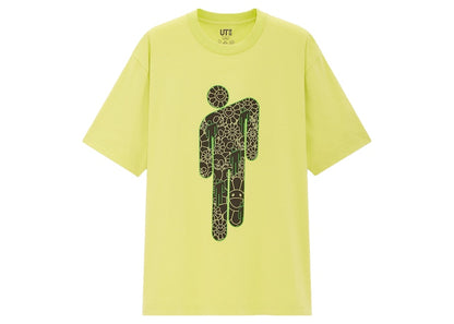 Billie Eilish Flower Skulls Logo T-Shirt (Asia Mens Sizing) Green