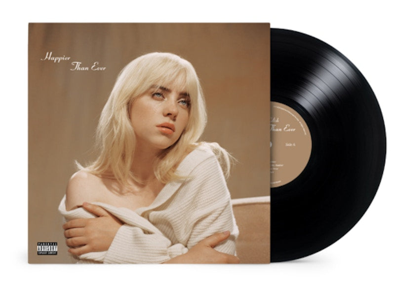 Billie Eilish Happier Than Ever LP Vinyl Black