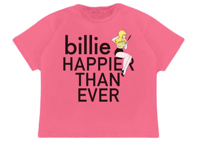 Billie Eilish Pretty Boy T-shirt Pink