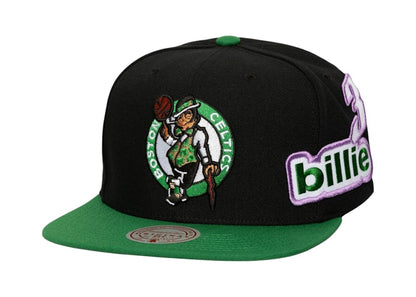 Billie Eilish x Mitchell & Ness Boston Celtics NBA B.E. Patch Snapback Black