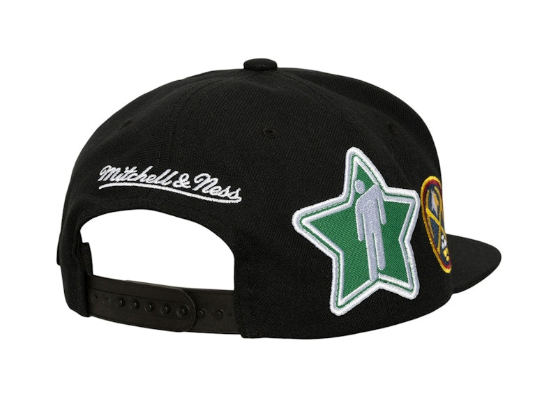 Billie Eilish x Mitchell & Ness Denver Nuggets NBA B.E. Patch Snapback Black