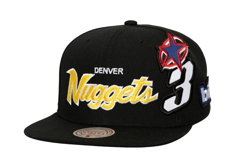 Billie Eilish x Mitchell & Ness Denver Nuggets NBA B.E. Patch Snapback Black