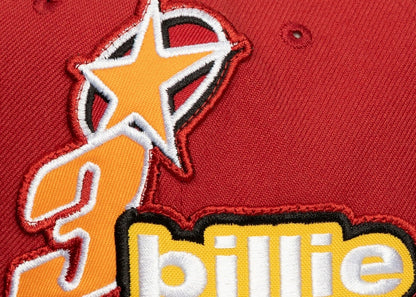 Billie Eilish x Mitchell & Ness Miami Heat NBA B.E. Patch Snapback Red