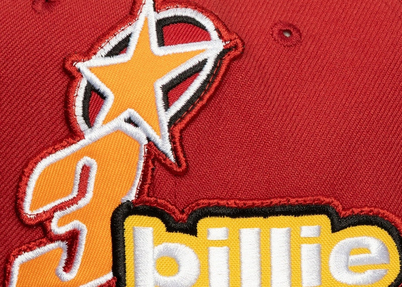 Billie Eilish x Mitchell & Ness Miami Heat NBA B.E. Patch Snapback Red