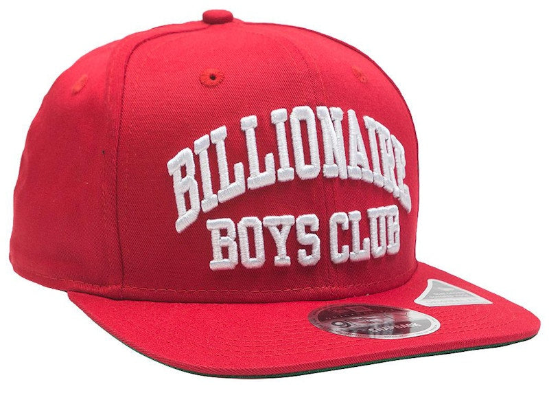 Billionaire Boys Club Bent Snapback Cap Red/Scarlet