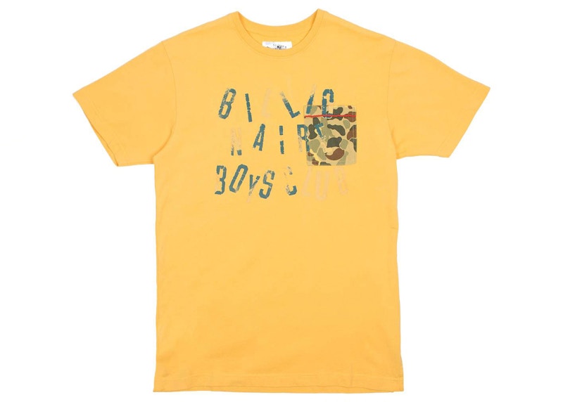 Billionaire Boys Club Camo Pocket Tee Yellow