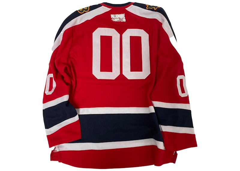 Billionaire Boys Club Don't Give A Puck Long Sleeve Knit Red