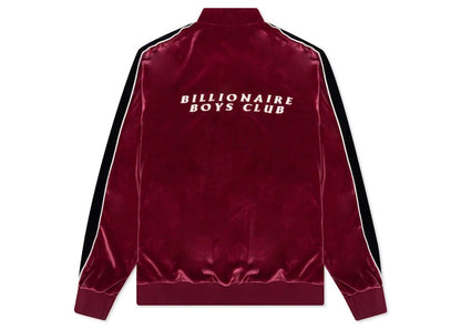 Billionaire Boys Club Flight Velour Jacket Burgundy