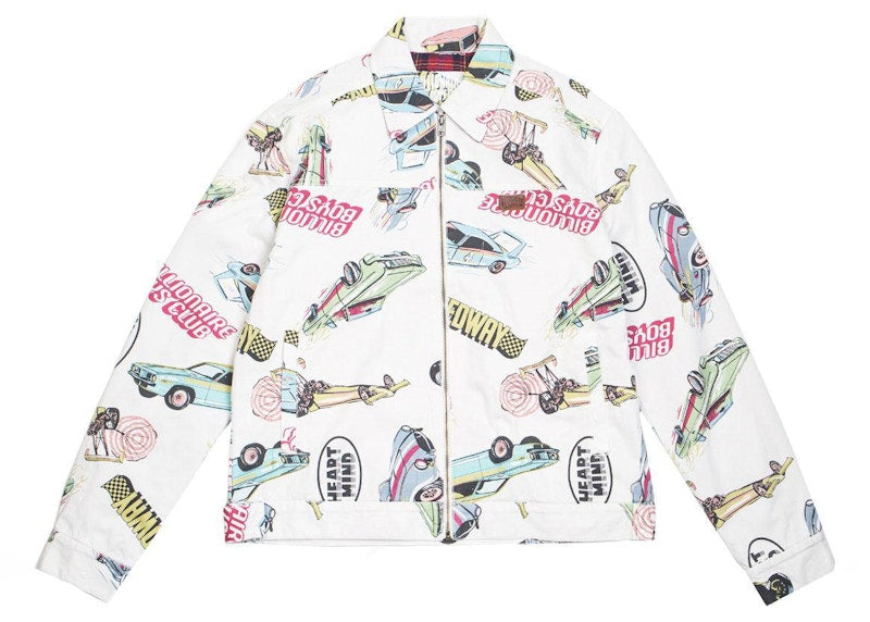 Billionaire Boys Club Gear Head Jacket White