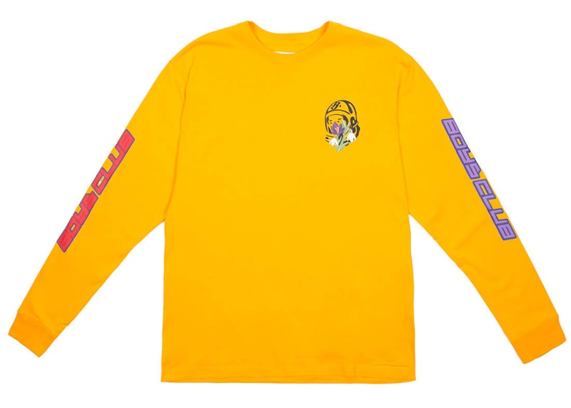 Billionaire Boys Club Island Long Sleeve Tee Yellow