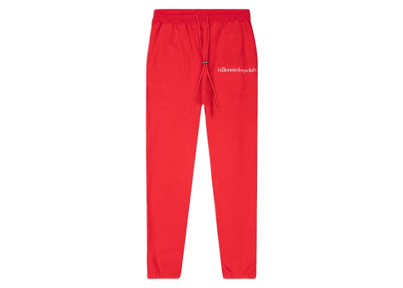 Billionaire Boys Club Lifeforce Sweat Pants Pants Lollipop Red