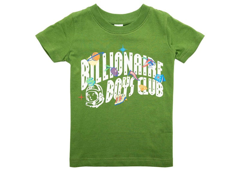 Billionaire Boys Club Little Kids Hiking Tee Green
