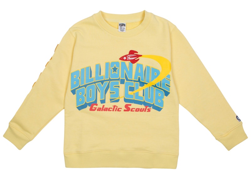 Billionaire Boys Club Little Kids Honor Crew Sweater Yellow