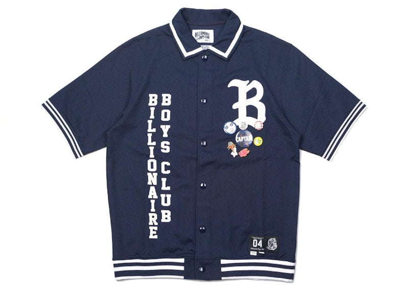 Billionaire Boys Club Marquee Knit Shirt Navy/Peacoat