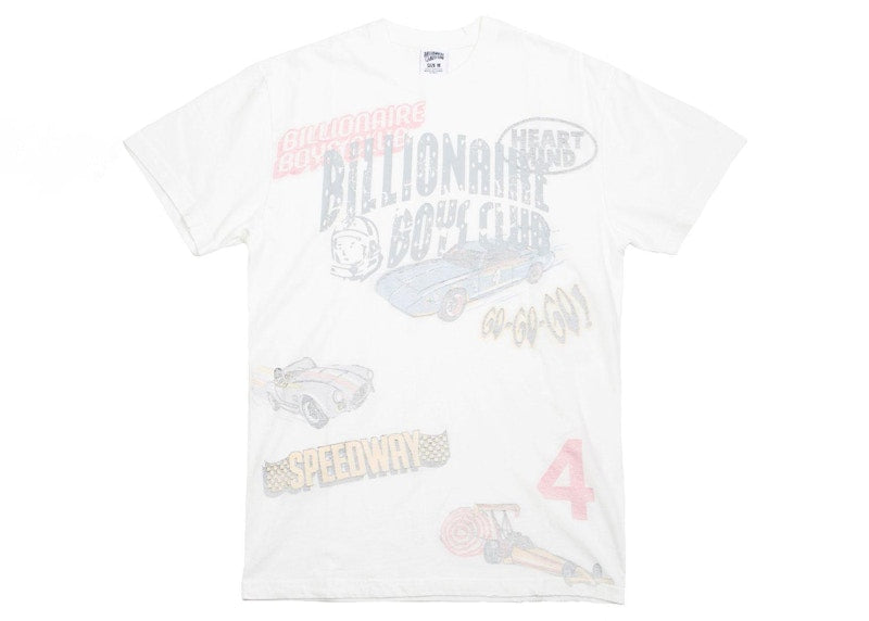 Billionaire Boys Club Retro Speed Knit Tee White