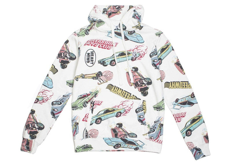 Billionaire Boys Club Speedways Hoodie White