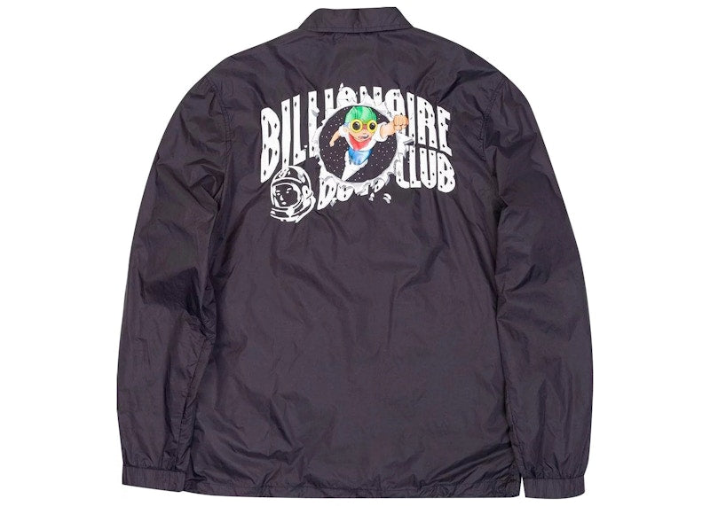 Billionaire Boys Club x Hebru Brantley Flyboy Coaches Jacket Black