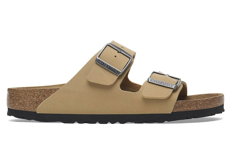 Birkenstock Arizona Birkibuc Latte Cream