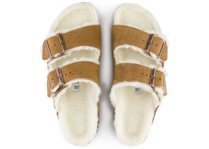 Birkenstock Arizona Shearling Suede Mink
