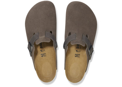 Birkenstock Boston BS Mixed Leather Concrete Grey