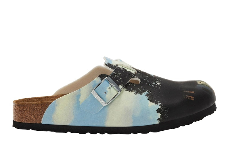 Birkenstock Boston Clog Opening Ceremony Black Light Blue (Women's)
