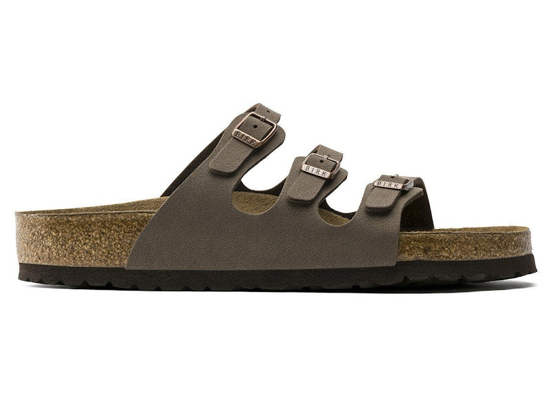 Birkenstock Florida Soft Footbed Birkibuc Mocha