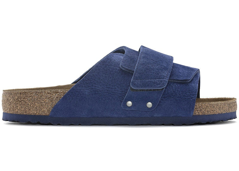 Birkenstock Kyoto Nubuck Leather Desert Buck Indigo Blue