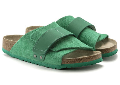 Birkenstock Kyoto Nubuck Suede Bold Green