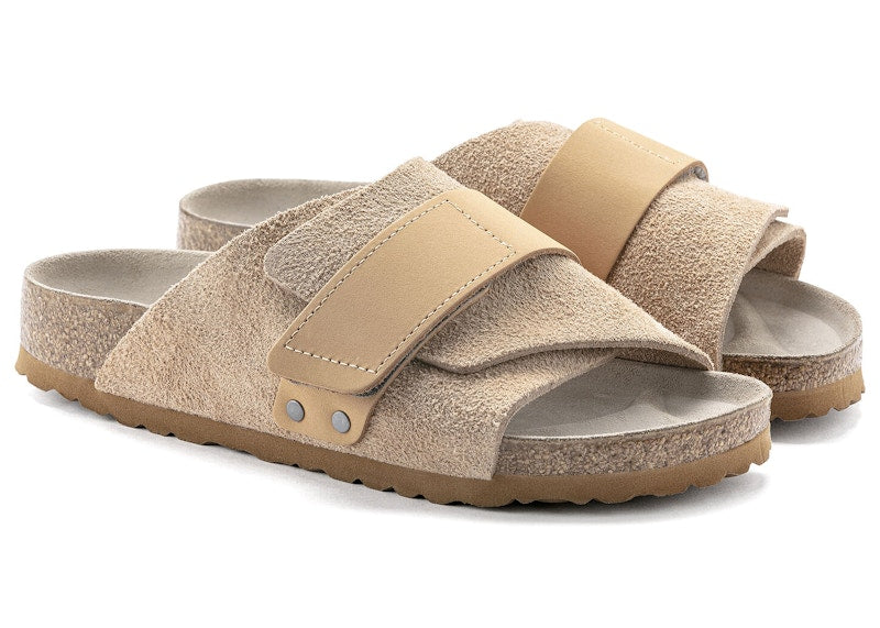 Birkenstock Kyoto Nubuck Suede Clay