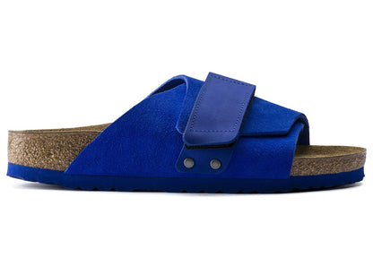 Birkenstock Kyoto Nubuck Suede Ultra Blue (Blue Sole)