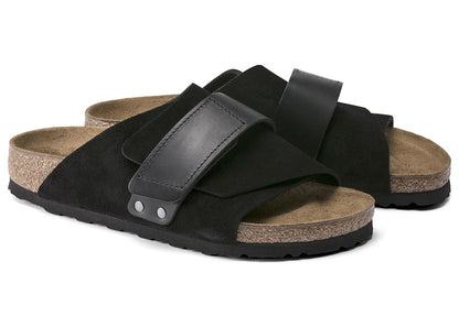 Birkenstock Kyoto Oiled Leather Suede Black