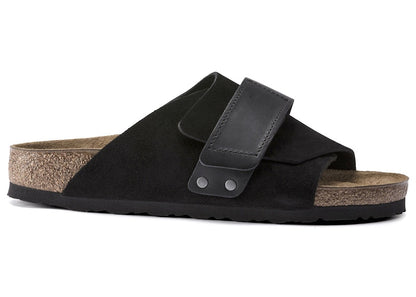 Birkenstock Kyoto Oiled Leather Suede Black