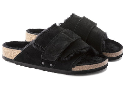 Birkenstock Kyoto Shearling Suede Black